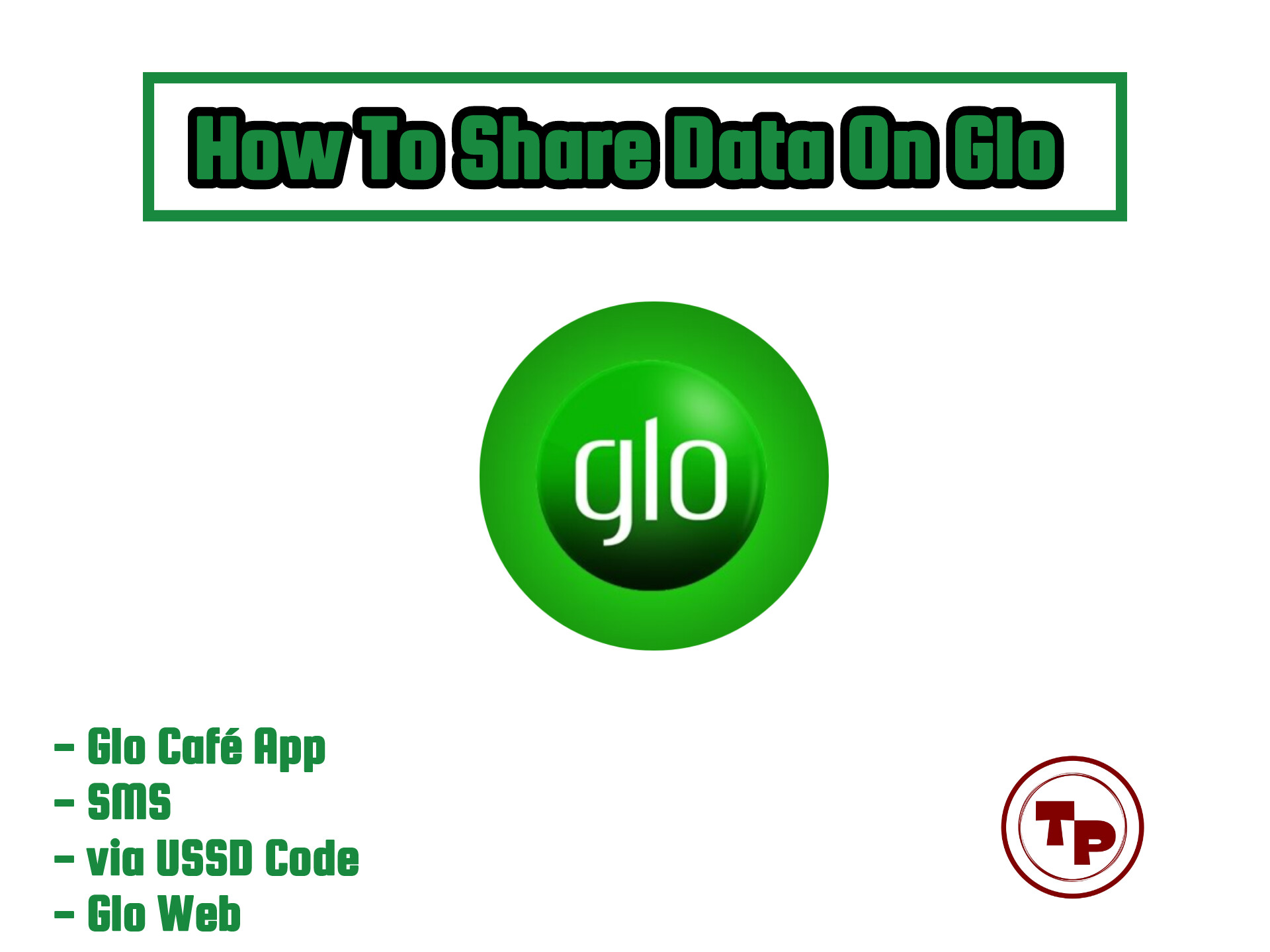 How To Share Data On Glo