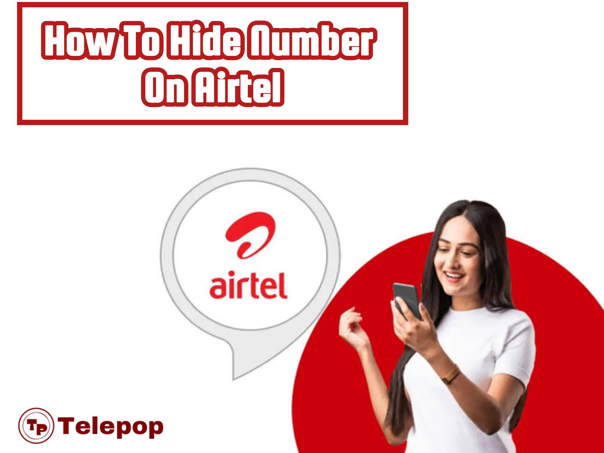 how to hide number on airtel