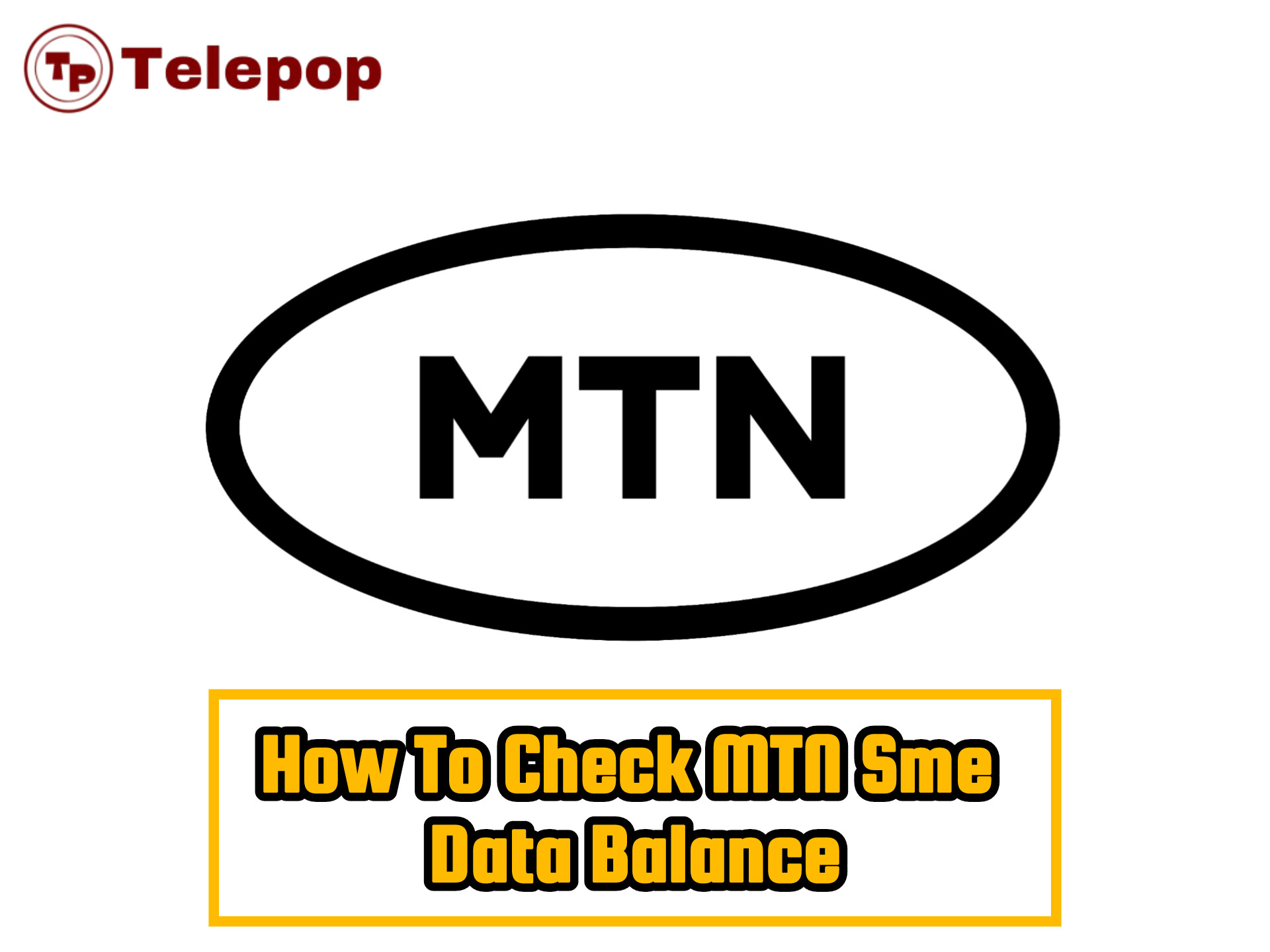 How To Check MTN Sme Data Balance