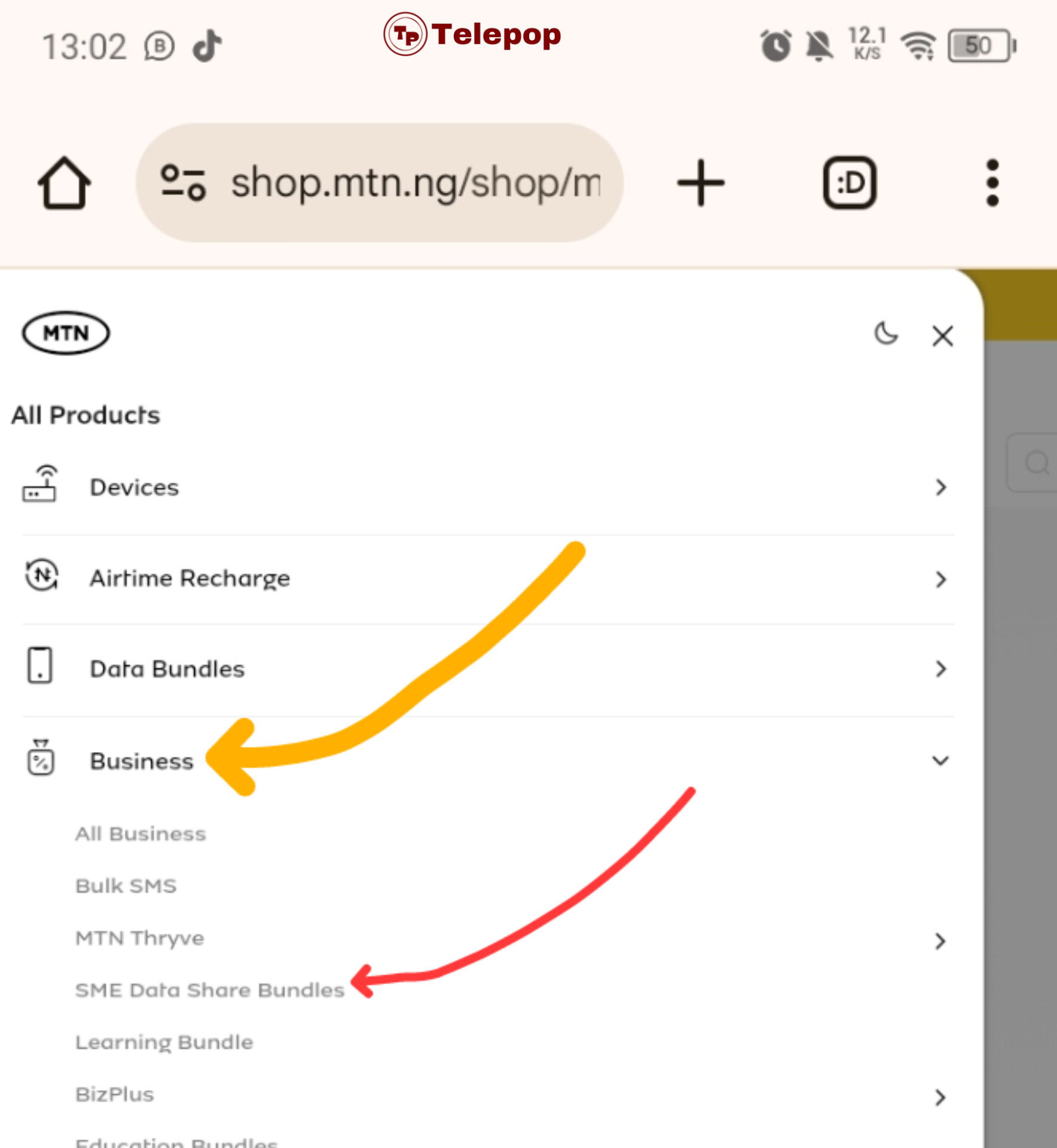 How To Buy MTN SME DATA Plan Via MTN App & Website