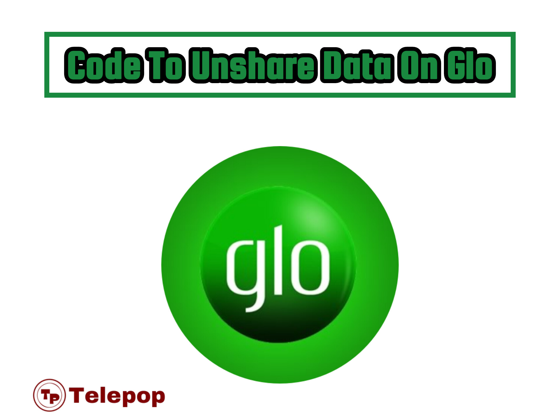 Code To Unshare Data On Glo