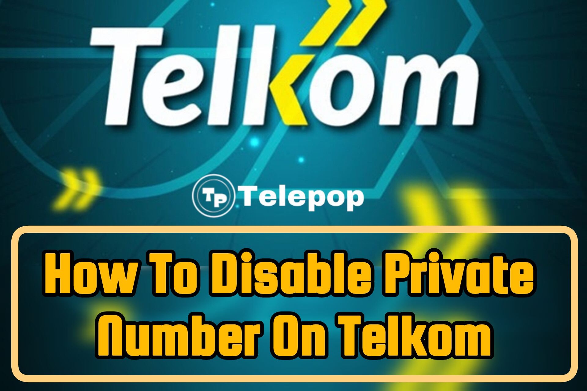 how to disable private number on telkom