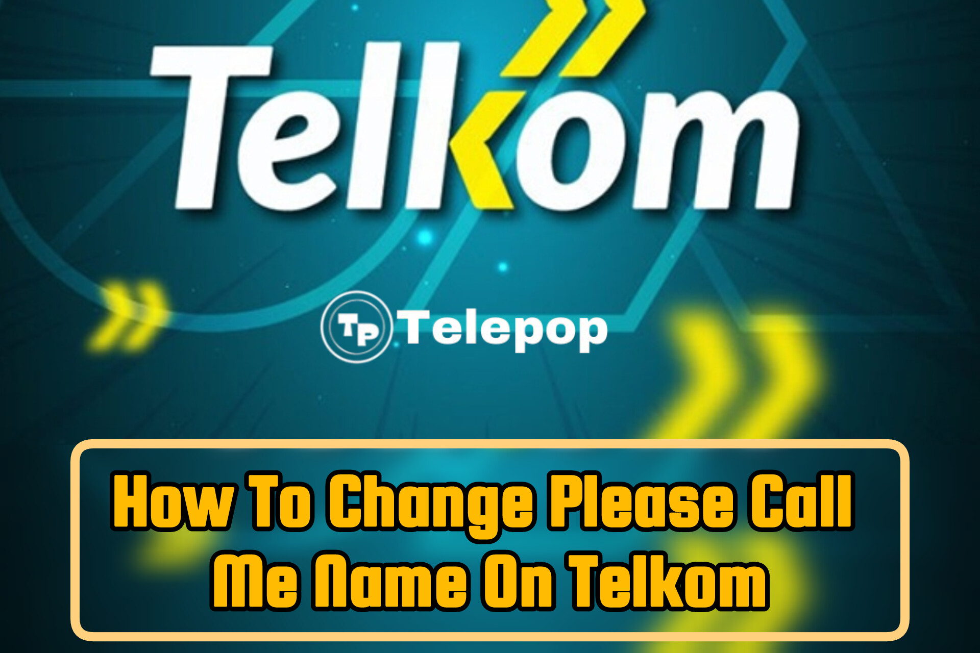 how to change please call me name on telkom