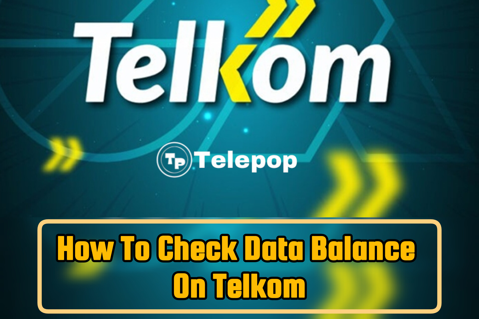 How To Check Data Balance On Telkom